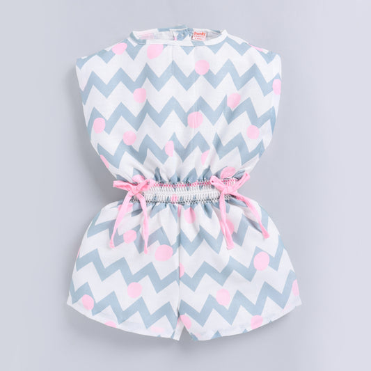 Pink Chevron Jumpsuit